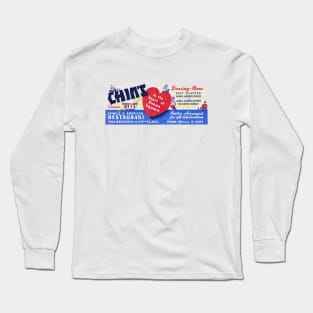 1950s Chin's Chinese & American Restaurant Long Sleeve T-Shirt